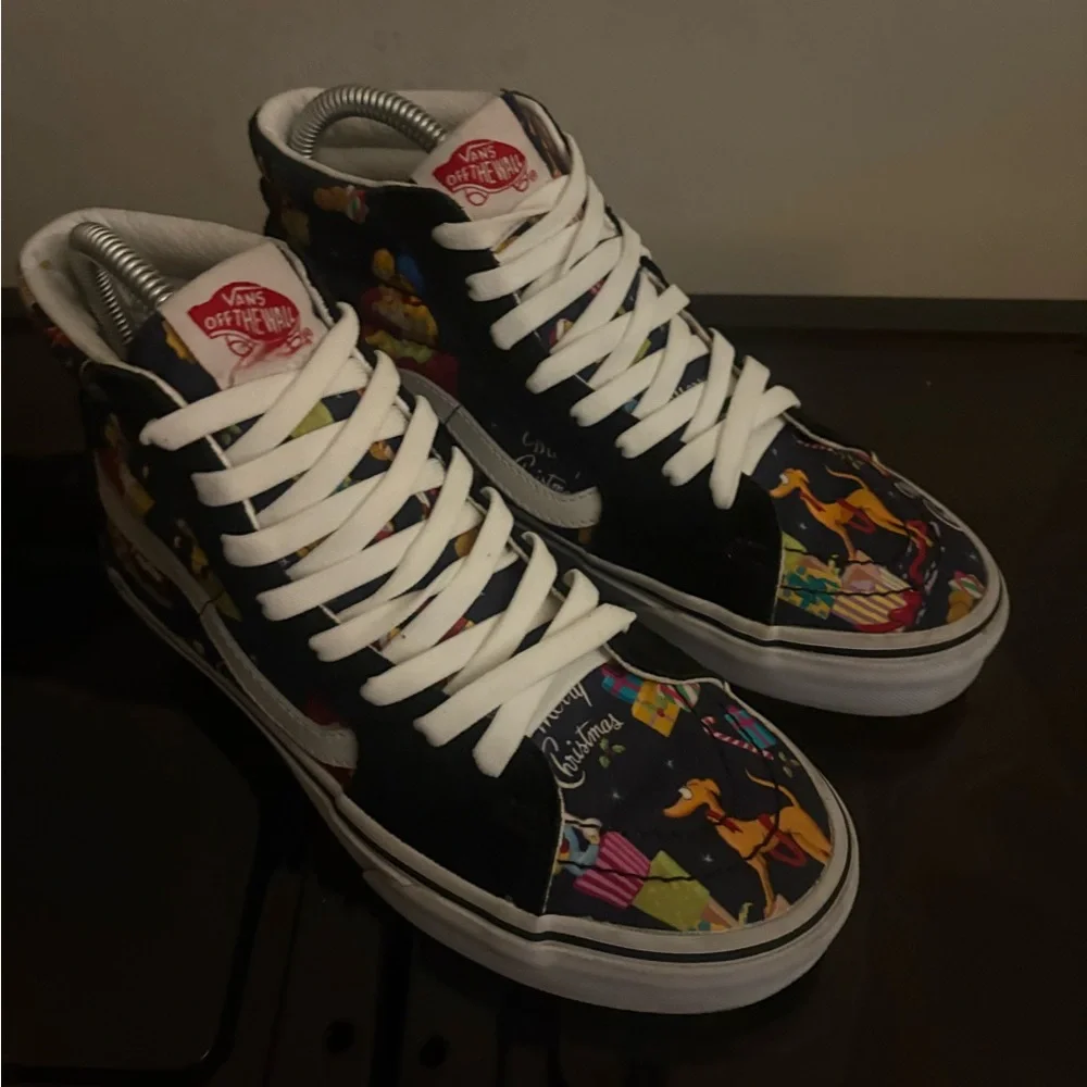 Vans x The Simpsons 2020 Christmas Sk8-Hi Men's Size 4.5 Women's‎ 6 Black 721454